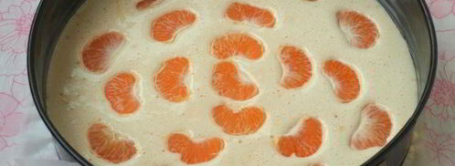 шарлотка с мандаринами. Шаг 5