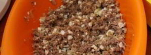 шарлотка с мясом. Шаг 3