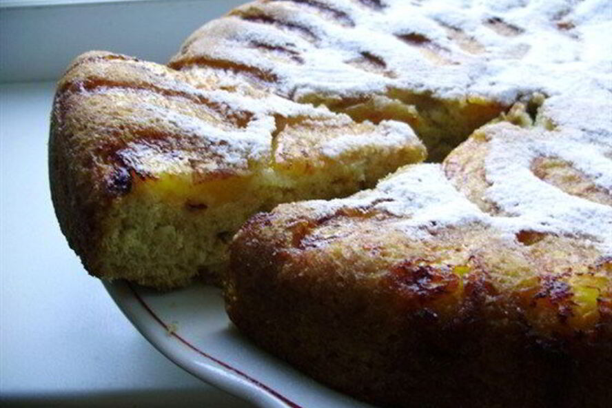 Рецепт шарлотки с вишней