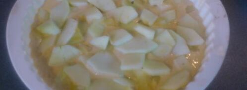 шарлотка с яблоками и лимонами. Шаг 7