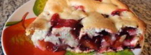 шарлотка со сливами. Шаг 5