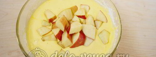 шарлотка со взбитыми сливками. Шаг 5