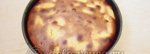 шарлотка со взбитыми сливками. Шаг 9