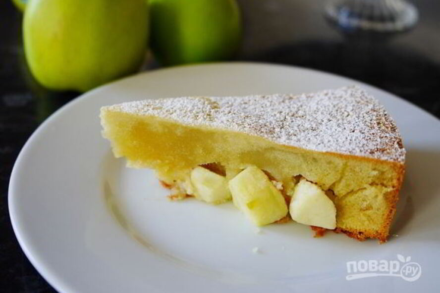 Рецепт шарлотки — воздушного яблочного пирога