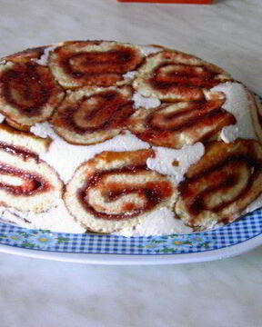 Творожно-сливочная шарлотка