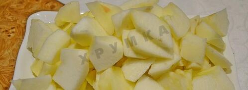 яблочная шарлотка классика. Шаг 6