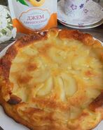 Яблочно-абриксовая шарлотка