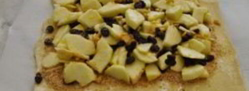 штрудель из готового слоеного теста. Шаг 2