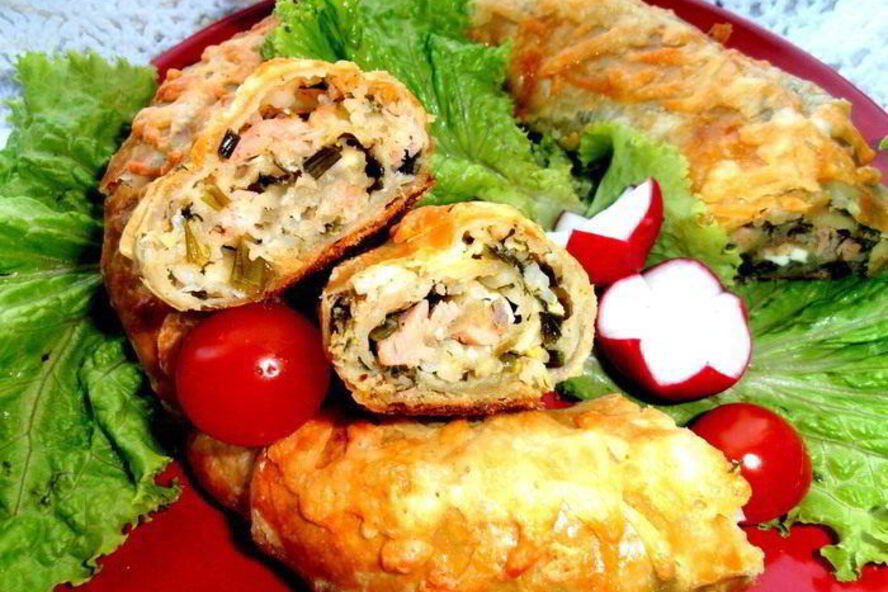 Рецепт штруделя рыбка моя