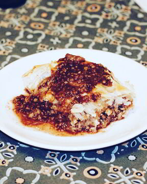 Штрудель с пьяными грушами