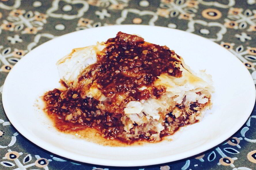 Рецепт штруделя с пьяными грушами