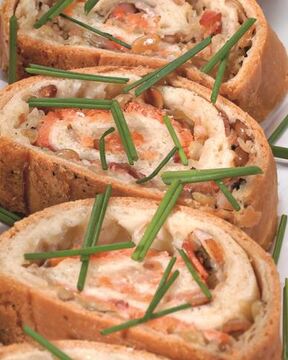 Штрудель с семгой