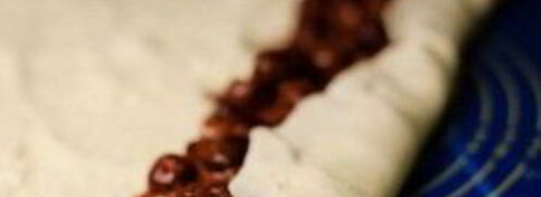 штрудель с творогом и вишней. Шаг 9