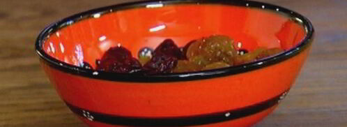 штрудель с тыквой, изюмом и вяленой вишней. Шаг 3