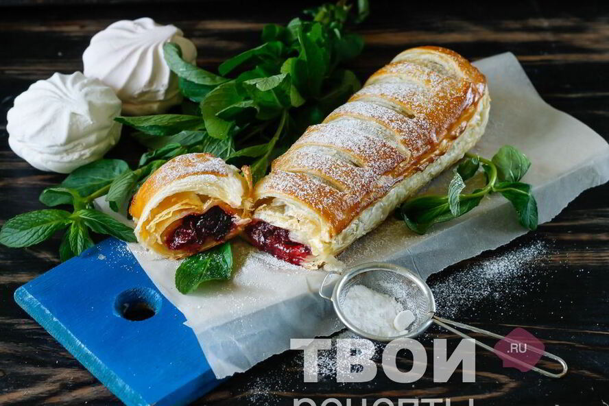 Рецепт штруделя с вишней