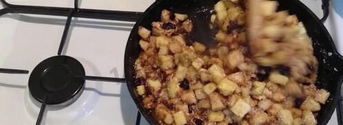 штрудель яблочный классический из слоеного теста. Шаг 3