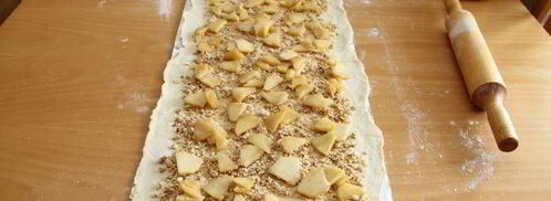 яблочно-вишневый штрудель. Шаг 8