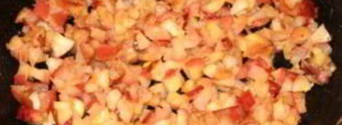 яблочный штрудель из лаваша. Шаг 2