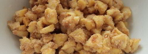 яблочный штрудель из овсяных блинчиков. Шаг 2