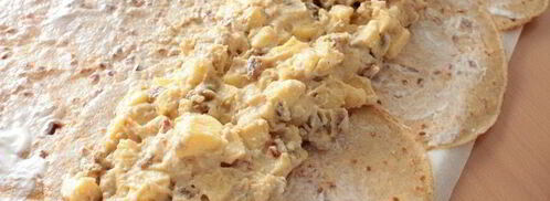 яблочный штрудель из овсяных блинчиков. Шаг 7