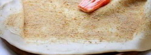 яблочный штрудель из слоеного дрожжевого теста. Шаг 2