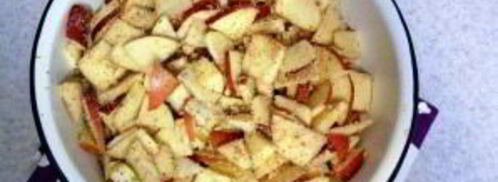 яблочный штрудель из теста фило. Шаг 2