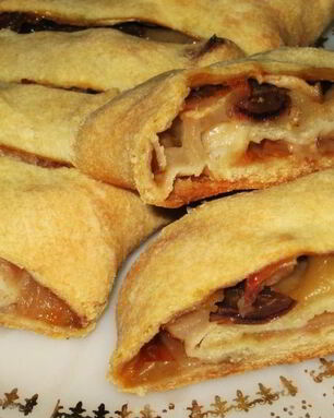 Яблочный штрудель с изюмом