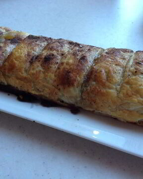 Яблочный штрудель с кислыми яблоками