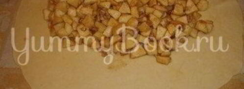 яблочный штрудель с орехами. Шаг 2