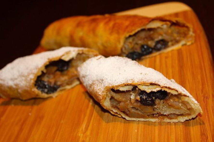 Рецепт яблочного штруделя