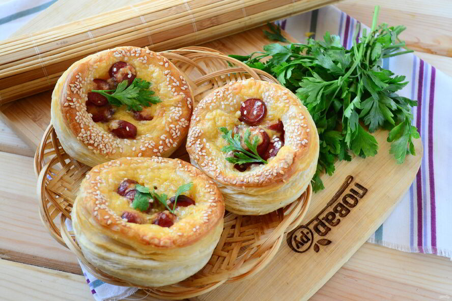 Рецепт слоек пикантных