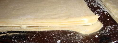 слойки по-киевски с творогом. Шаг 2