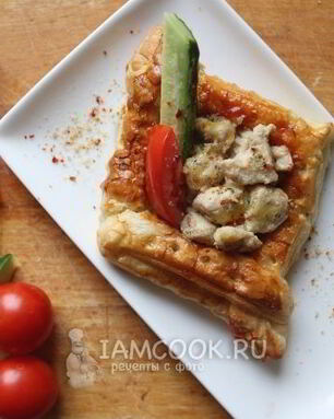 Слойки с мясом Dog bowl