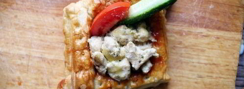 слойки с мясом dog bowl. Шаг 24