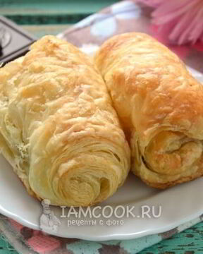 Слойки с шоколадом Проще простого