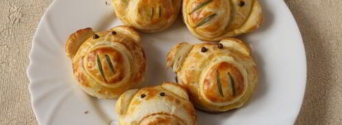 слойки с сыром из готового слоеного теста. Шаг 11