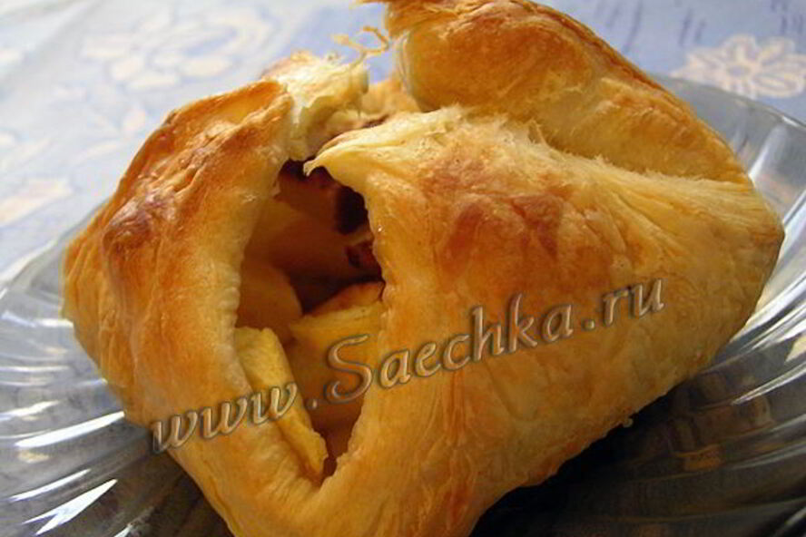Рецепт слоек с яблоками