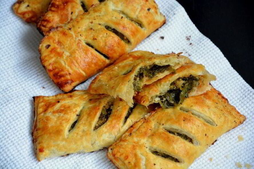 Рецепт слоек со щавелем