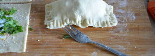 слойки со щавелем. Шаг 21