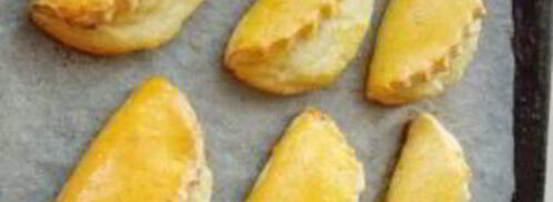 сочни с творогом из песочного теста. Шаг 10