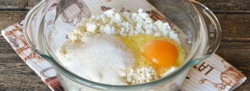 сырники на пару с яблоком. Шаг 5