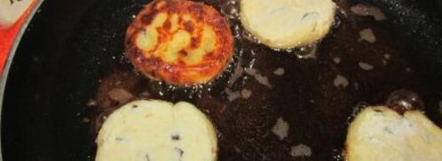 сырники с шоколадом и апельсином. Шаг 4