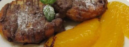 сырники с шоколадом и апельсином. Шаг 6