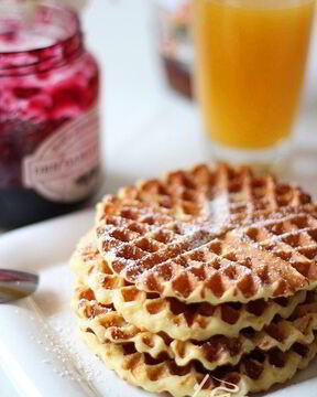 Сырники в вафельнице