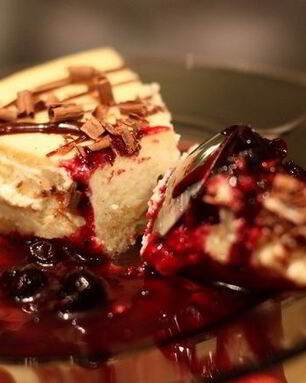 Творожник со взбитыми сливками и ванилью