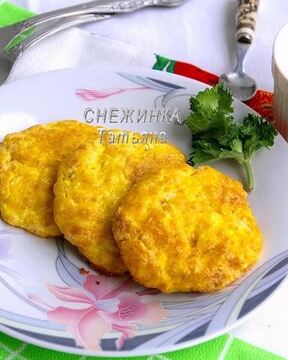 Запеченные нежные сырники из творога и риса