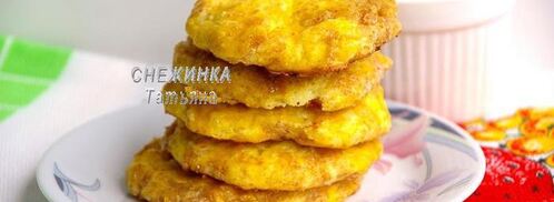 запеченные нежные сырники из творога и риса. Шаг 6