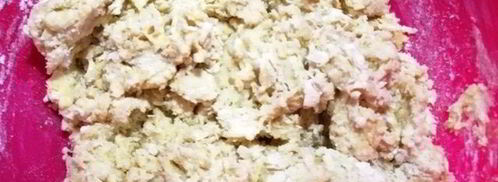 быстрое тесто для дрожжевых булочек. Шаг 3