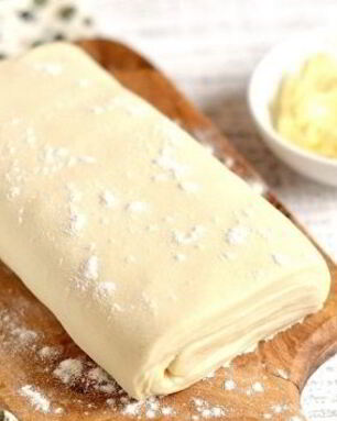 Слоеное тесто без яиц