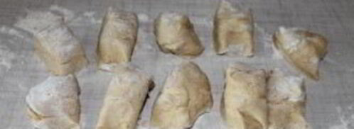 слоеное тесто на сковороде. Шаг 4